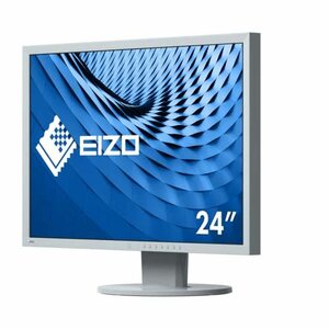 【中古】EIZO EV2430-GY 24.1型/1920×1200/DVI D-Sub DisplayPort /セレーングレー/スピーカー：あり