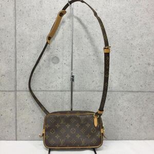 ◎【LOUIS VUITTON/ルイヴィトン】モノグラム ショルダーバッグ DU1002 ブラウン 斜め掛け 長さ調節可 レザー レディースバッグ 