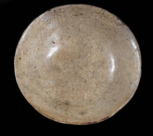 朝鮮古陶磁器 希少 李朝 井戸 平茶碗 古美術品（分院高麗旧家蔵出）D658