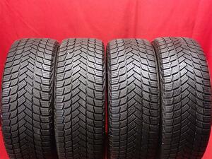 スタッドレス4本 《 ミシュラン 》 XーICE SNOW [ 235/45R18 98H ]9.5/9分山★ カムリ マークX アコード パサート stati18