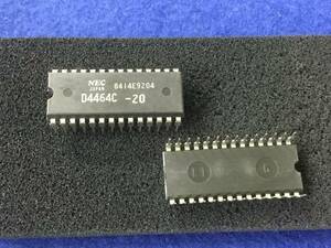 UPD4464C-20 【即決即送】NEC 8192 x 8 Bit　スタティック RAM D4464C-20　[98ToK/182696M] NEC 日本製　２個セット