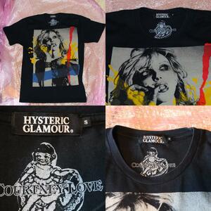 ヒステリックグラマーコートニーラブTシャツS　hysteric glamour　Courtney Love　コートニーラヴ