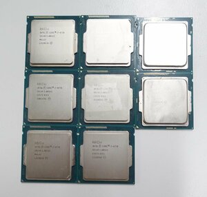 8個セット【ジャンク】Intel CPU i7-4770 3.40GHz/4790 3.60GHz/4790K 4.00GHz/LGA1150/PCパーツ デスク クリックポスト N050902