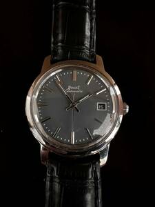 【自動巻き】ヴィンテージ　ピアジェ PIAGET デイト メンズ 腕時計 1980代 スイス製　再生品
