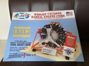 アトランティス 1/12 飛行機エンジン Wright Cyclone C9HE Aircraft Engine（検）海外プラモ　珍品プラモ　レアプラモ