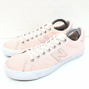 ●New Balance ニューバランス AM210TAP キャンバス ローカット スニーカー 24cm ピンク FRESH FOAMインソール レディース 女性用 婦人