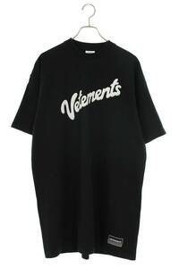 ヴェトモン VETEMENTS 21SS UE51TR760B サイズ:XS スウィートロゴローバーサイズTシャツ 中古 SB01