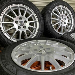 IRVINE アーヴィン 15インチ アルミホイール 4本セット ミシュラン スタッドレスタイヤ X-ICE 185/60R15 シエンタ