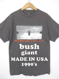 90s bush ブッシュ ★ giant USA製 バンド Tシャツ L ★ バンT アメリカ製 グランジ オルタナティブ TULTEX 90年代