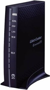 NTT西日本 NTT西日本 Web Caster 6400M 47Mbpsモデム内蔵ADSLルーター Web Caster 640(中古品)　(shin