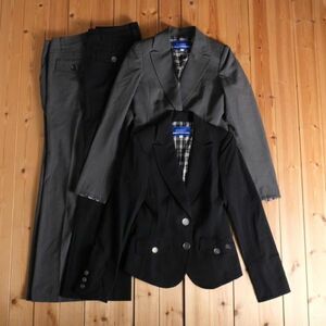 お得◆BURBERRY BLUE LABEL◆バーバリーブルーレーベル◆レディース　女性用　スーツ　セットアップ　おまとめ２セット　[38] br07017598