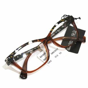 アランミクリ Alain Mikli A03037 012 眼鏡／メガネフレーム 新品 ブラウン イタリア製
