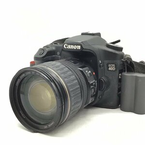 カメラ Canon EOS40D / EF 28-135mm f3.5-5.6 IS 一眼レフ セット品 ジャンク品 [1673HJ]