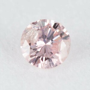 0.108ct ファンシーピンクダイヤモンド ルース, Fancy Pink, I2, CGL