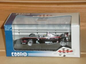■1/43 EBBRO Formula Nippon 2003 TEAM IMPUL Car No.19 黒