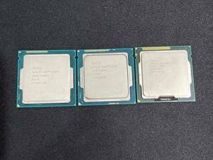 Intel インテル CORE i5-4670 SR14D 3.40GHZ CORE i3-4160 SR1PK 3.60GHZ SELERON G470 SR0S7 2.00GHZ 3個セット 送料無料