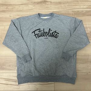 【Sサイズ】即決！LUZ e SOMBRA FUTEBOLISTA CREW SWEAT(杢グレー) 中古品 ルースイソンブラ スウェットトレーナー カジュアル