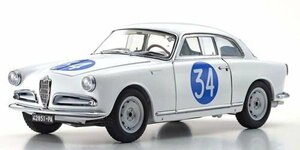 Kyosho Original 京商 1/18 ダイキャストモデル 1960年タルガフォーリオ アルファロメオ ALFA ROMEO GIULIETTA SV SPRINT VELOCE No.34