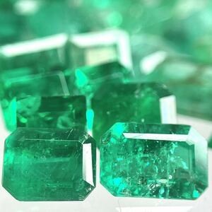 ［天然エメラルドおまとめ］ A 50ct 裸石 宝石 emerald ベリル jewelry ジュエリー beryl EA1 ③