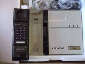 当時物 CARRY PHONE FMキャリーホン サニー電子株式会社? コードレス 電話機 無骨なデザイン ジャンク品 現状渡し品 同梱不可