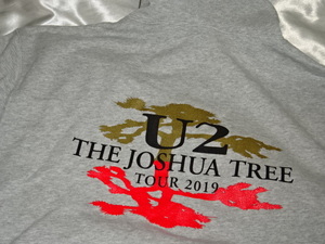 ▲ U2 THE JOSHUA TREE TOUR 2019 ツアー パーカー ＸＬサイズ　来日公演商品 良品