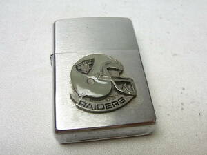 ZIPPO/ジッポ　ライター　RAIDERS　1992年製　USED