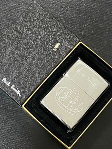 zippo ポールスミス ヴィンテージ 前面刻印 希少モデル 2000年製 Paul Smith シルバーインナー 2000年製 ケース 保証書付き