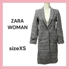 ZARA WOMAN チェック柄　レディースコート