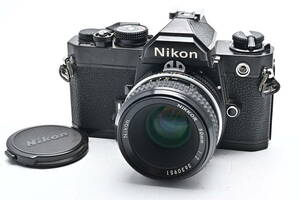 1A-668 Nikon ニコン FM Ai NIKKOR 50mm f/2 一眼レフフィルムカメラ マニュアルフォーカス