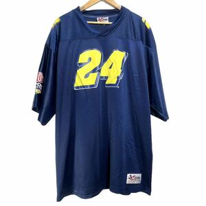 ■ CHASE NASCAR ナスカー #24 Jeff Gordon プリント メッシュ レーシング ゲーム フットボール Tシャツ サイズXL 古着 Racing DUPONT ■