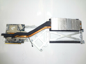 Apple iMac A1224用 ビデオカード GPU ATI Radeon HD2400 128MB 109-B22531-10 ヒートシンク730-0478-A 温度センサー付き 中古動作品 