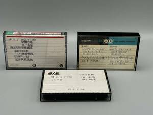 古典芸能カセットテープ　観翁撰集 Kanou Collections音源テープ＃あ−004