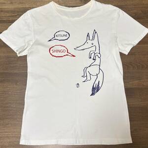 ◎メゾンキツネ× 香取慎吾　MAISON KITSUNE　コラボ Tシャツ shirt SMAP