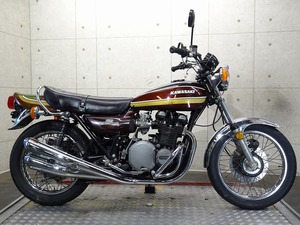 【39768】Kawasaki　Z-Ⅱ　Z2F　ＴＭＲキャブレター　パワーフィルター　エンジンガード　左上側のマフラーのみ初期型