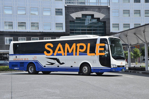 D-15【バス写真】Ｌ版１枚　JR東海バス　エアロエース　静岡駅