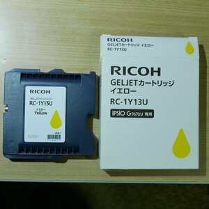 RICOH 1Y13U イエロー リコー純正GELJETカートリッジ(使用期限2008.11)