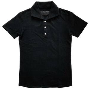 定価2.6万 AKM ORIGINAL KARAMI JERSEY CUT-WAY POLO SHIRTS Mサイズ　オリジナルカラミジャージカッタウェイポロシャツ ジュンハシモト