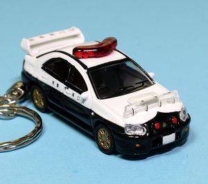 ★☆SUBARU☆スバル インプレッサ WRX STi☆GD系☆山口県警察☆高速隊パトカー☆警察車両☆ミニカー☆キーホルダー・アクセサリー☆★