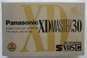 ◆コンパクトビデオテープ パナソニック XDマスター30◆古家電 未使用 S-VHS ZETAS