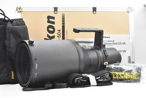 ★ケース付き美品★ Nikon ニコン AF-S 500mm F4G ED VR 望遠レンズ (t7200)