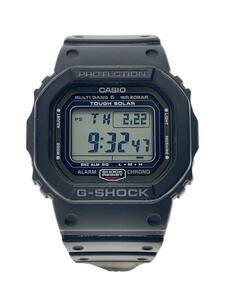 CASIO◆ソーラー腕時計/デジタル/BLK/BLK/GW-5000