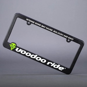 1枚【Voodoo Ride USA ナンバーフレーム】Stance Nation/USDM/JDM/スタンス/ヘラフラ/北米/illest/fatlace/Lowered lifestyle/