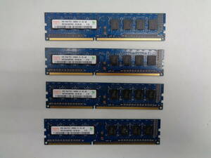 MK2218 サーバー用　Hynix PCメモリー PC3-10600U 2GBX4枚