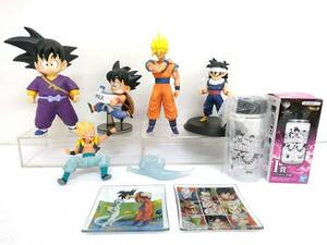 【コレクション】DRAGON BALL ドラゴンボール フィギュア他 計9点セット/ガラスプレート/クリアボトル/孫悟空/孫悟飯/ゴテンクス/8-RHS20