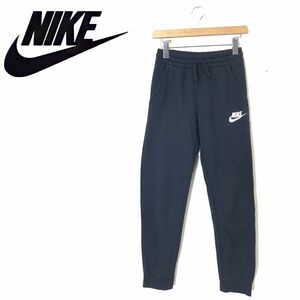 A2206-R◆NIKE ナイキ 裏起毛ジョガーパンツ◆サイズL キッズ ジュニア 150-160 男女 スポーツ デイリー ブラック 秋冬 防寒 アウトドア