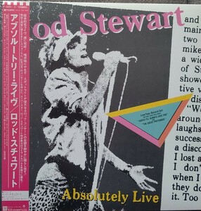 貴重LPレコード★ROD STEWART / ABSOLUTELY LIVE ロッド・スチュワート