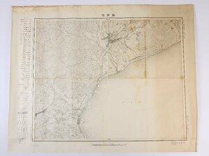 古地図 静岡市 五万分一地形図 明治44年 大日本帝国陸地測量部 歴史資料