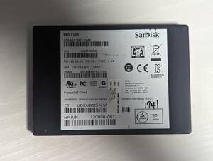 SanDisk　SSD 128GB【動作確認済み】1741