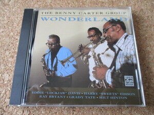 The Benny Carter Group/Wonderland ザ・ベニー・カーター・グループ 76年 傑作名盤♪！ 廃盤♪！サックスの巨匠♪！ 98年リマスター盤♪！