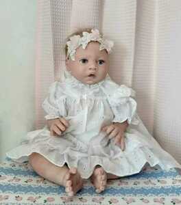 海外作家様 リボーンベビー リボーンドール 女の子 約54cm 約2.4kg 植毛 リアル 赤ちゃん 人形 